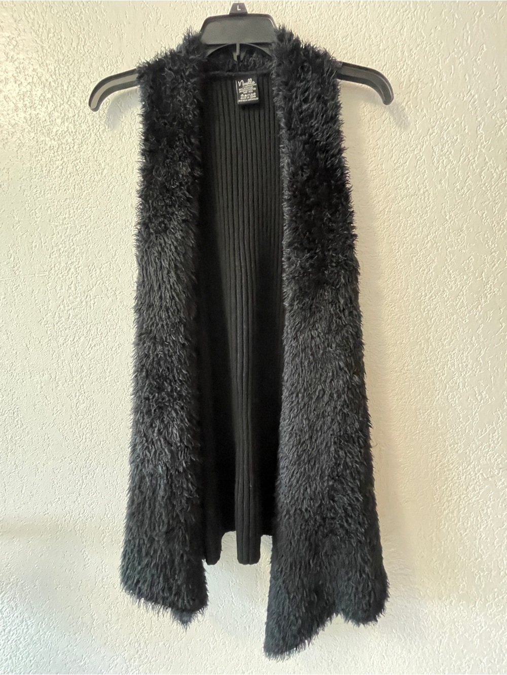 Noelle The Posh Vest Faux Fur Open Front One Size